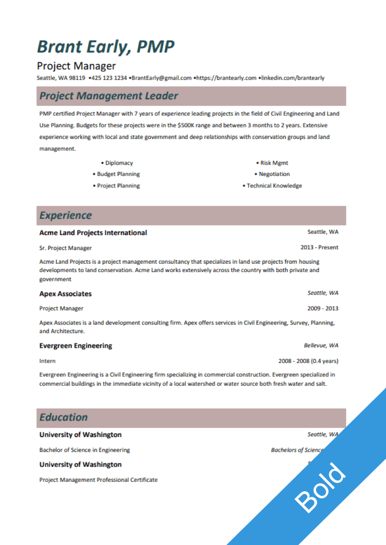 Bold Template Thumbnail