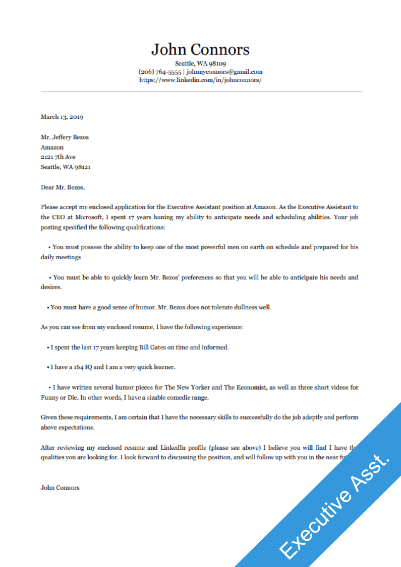 Executive Assistant Template Thumbnail