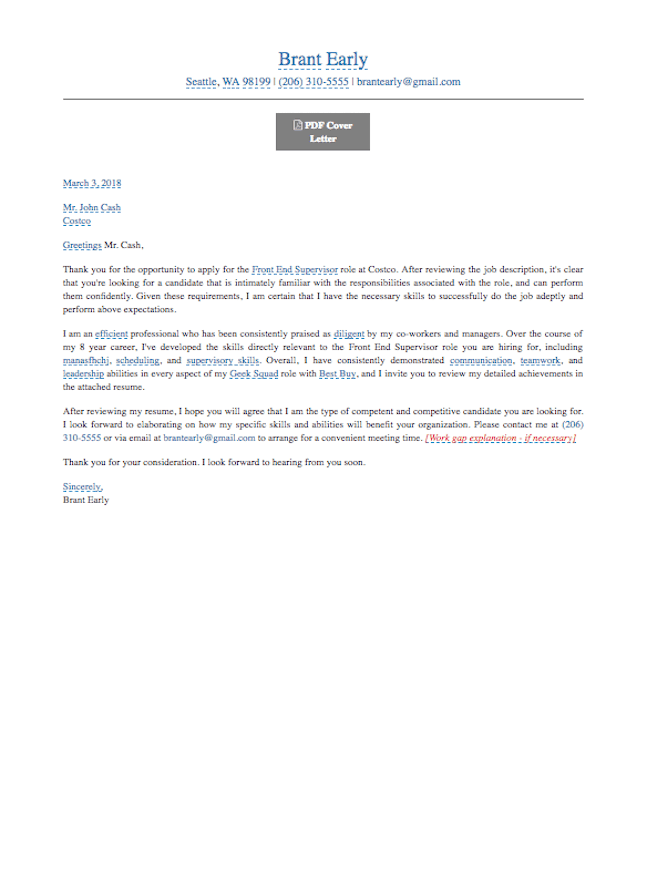 Cover Letter Theme Thumbnail