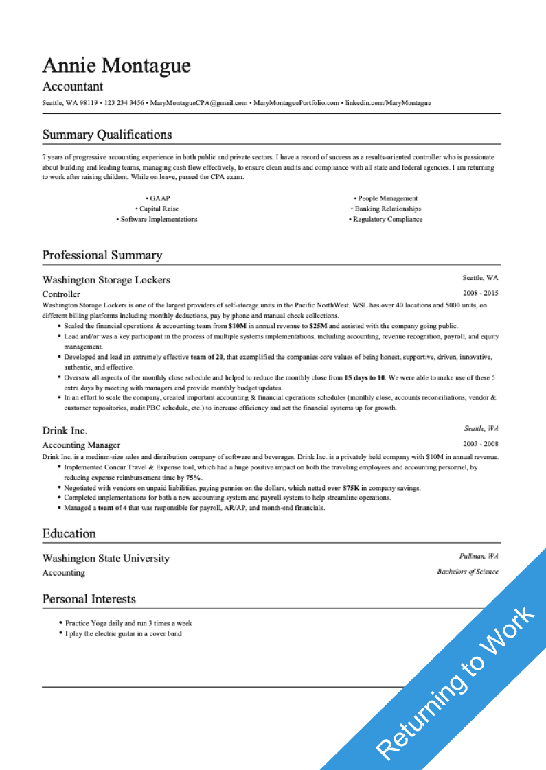 Returning To Work Template Thumbnail