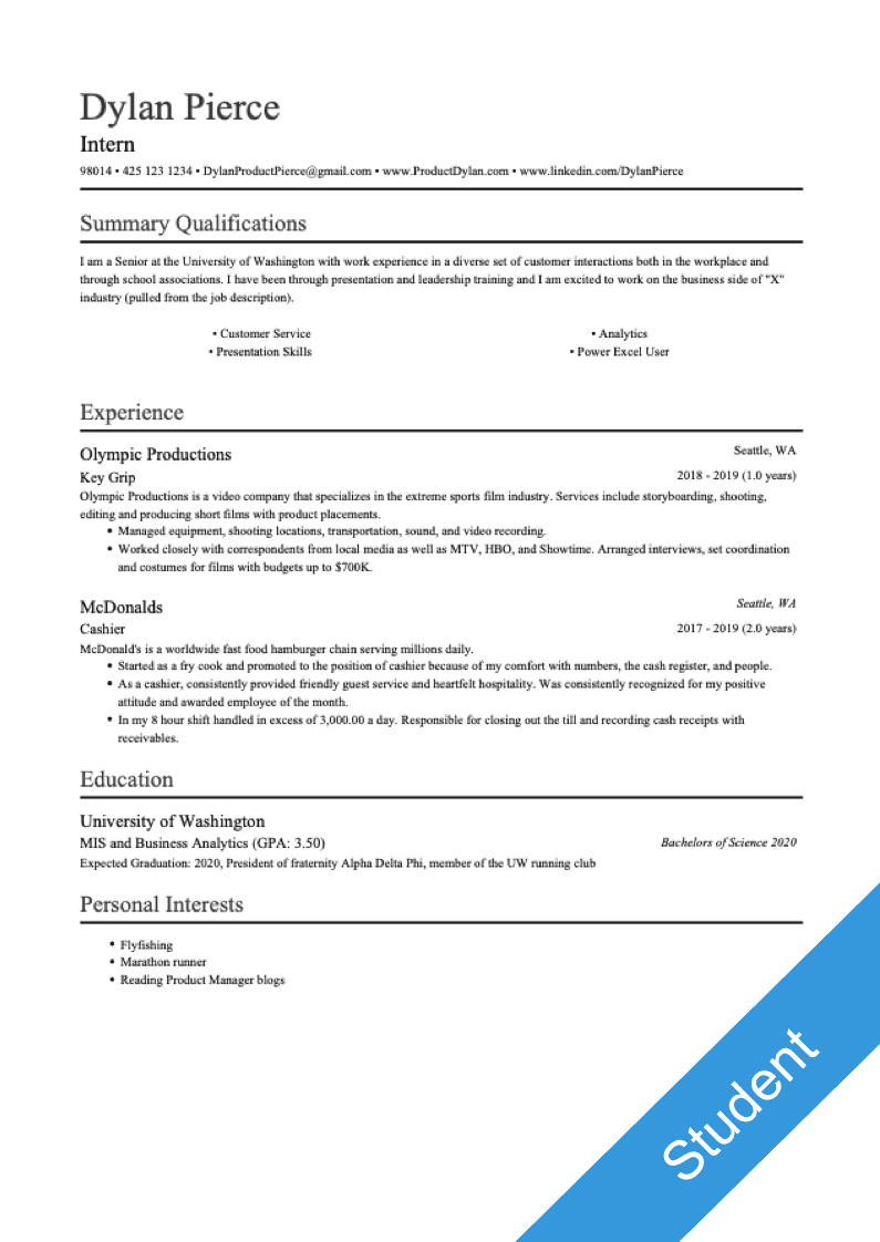 Student Template Thumbnail